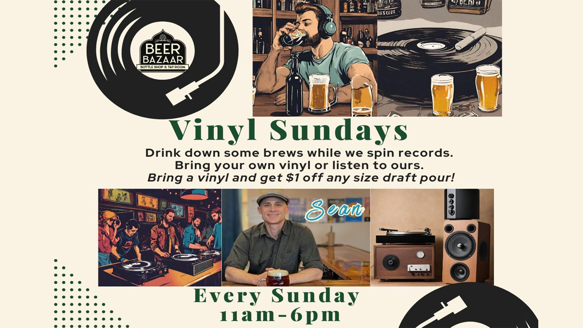 Vinyl Sundays at Beer Bazaar in Grayslake